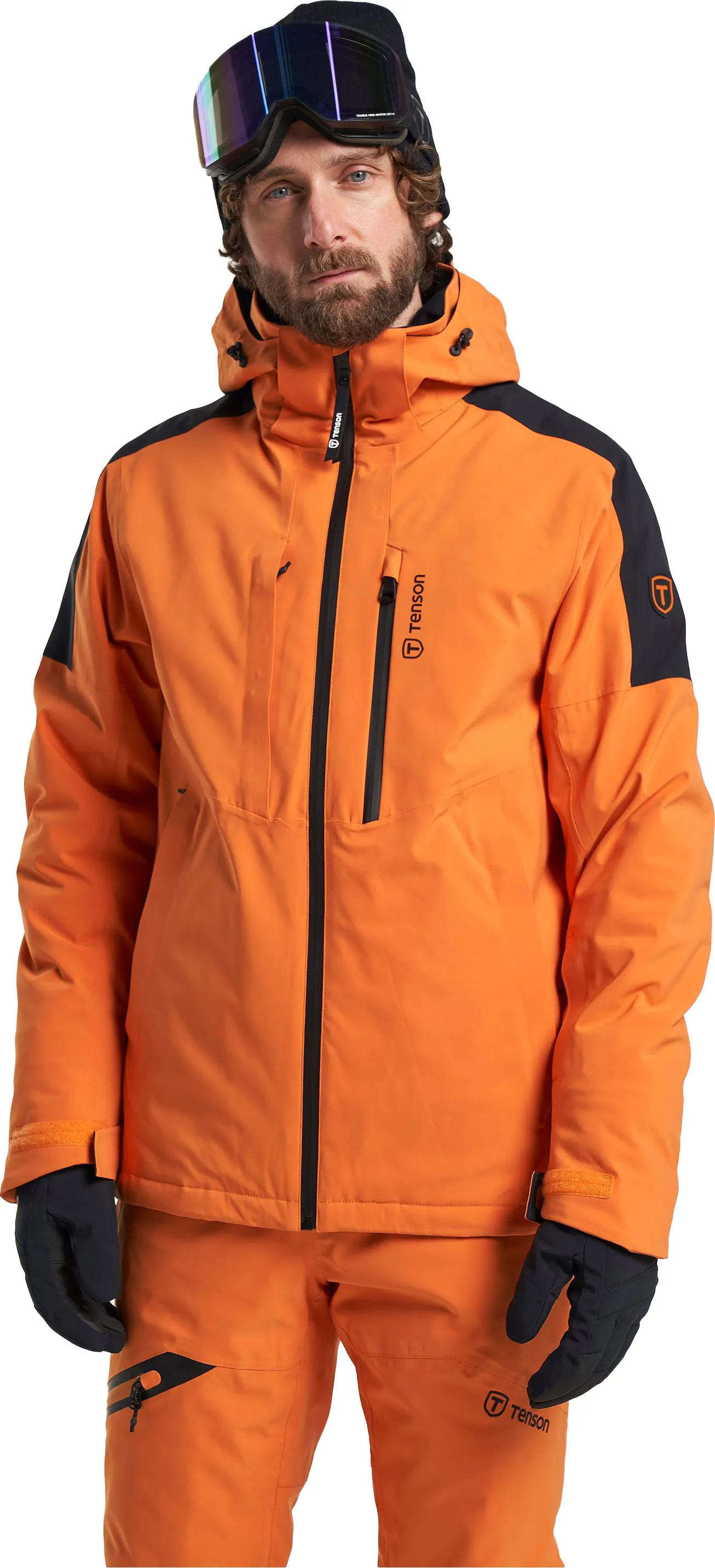 Tenson Men's Core Ski Jacket, Dark Orange Tenson Men's Core Ski Jacket, Dark Orange