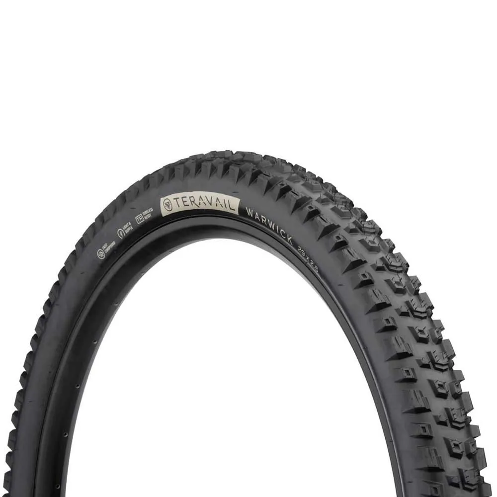 Teravail Warwick Light And Supple Tubeless 29´´ X 2.5 Mtb-däck, Black, 29" x 2.5