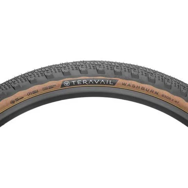 Teravail Washburn Durable 60 Tpi Tubeless 650b X 47 Graveldäck Teravail Washburn Durable 60 Tpi Tubeless 650b X 47 Graveldäck