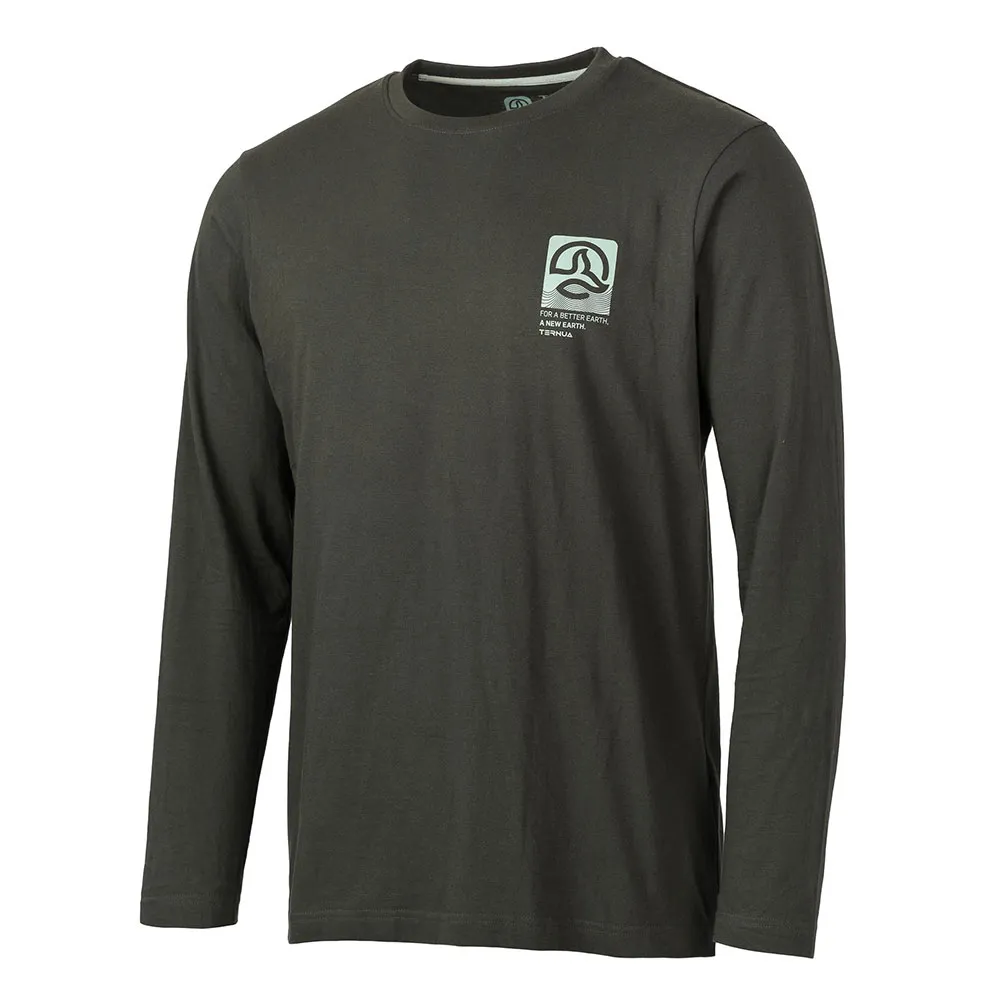 Ternua Bat T-shirt Med Lång ärm, Dark forest