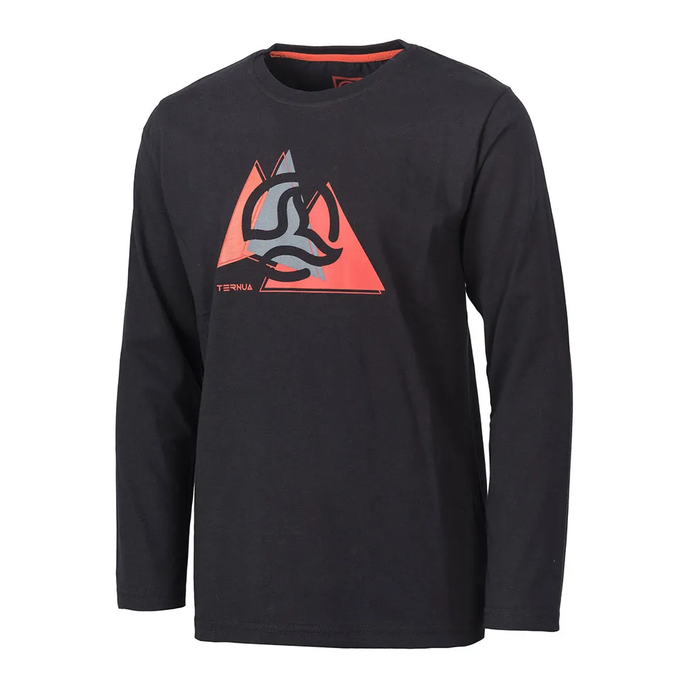 Ternua Bita T-shirt Med Lång ärm, Black, 6Y