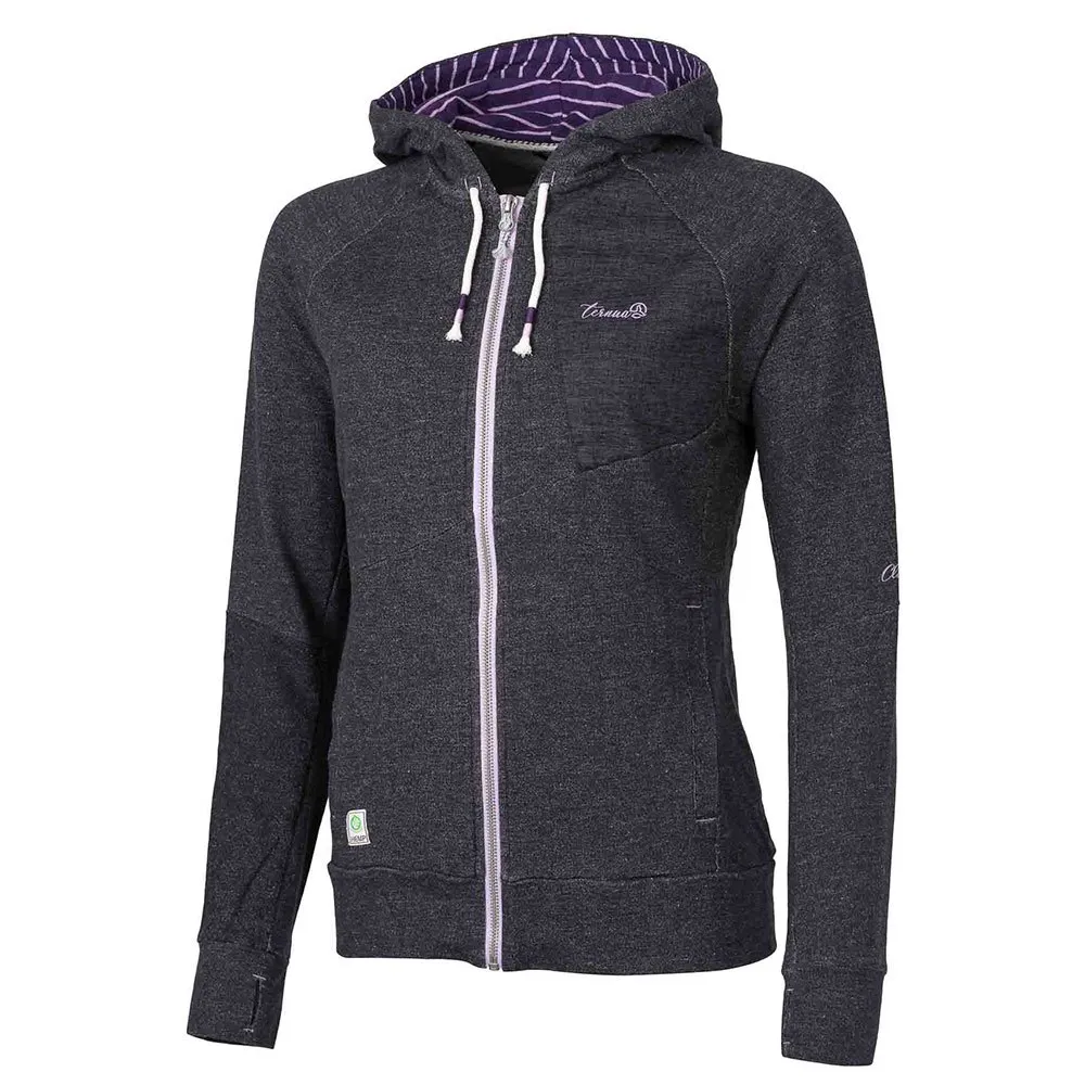 Ternua Overlap Sweatshirt Med Dragkedja, Whales grey