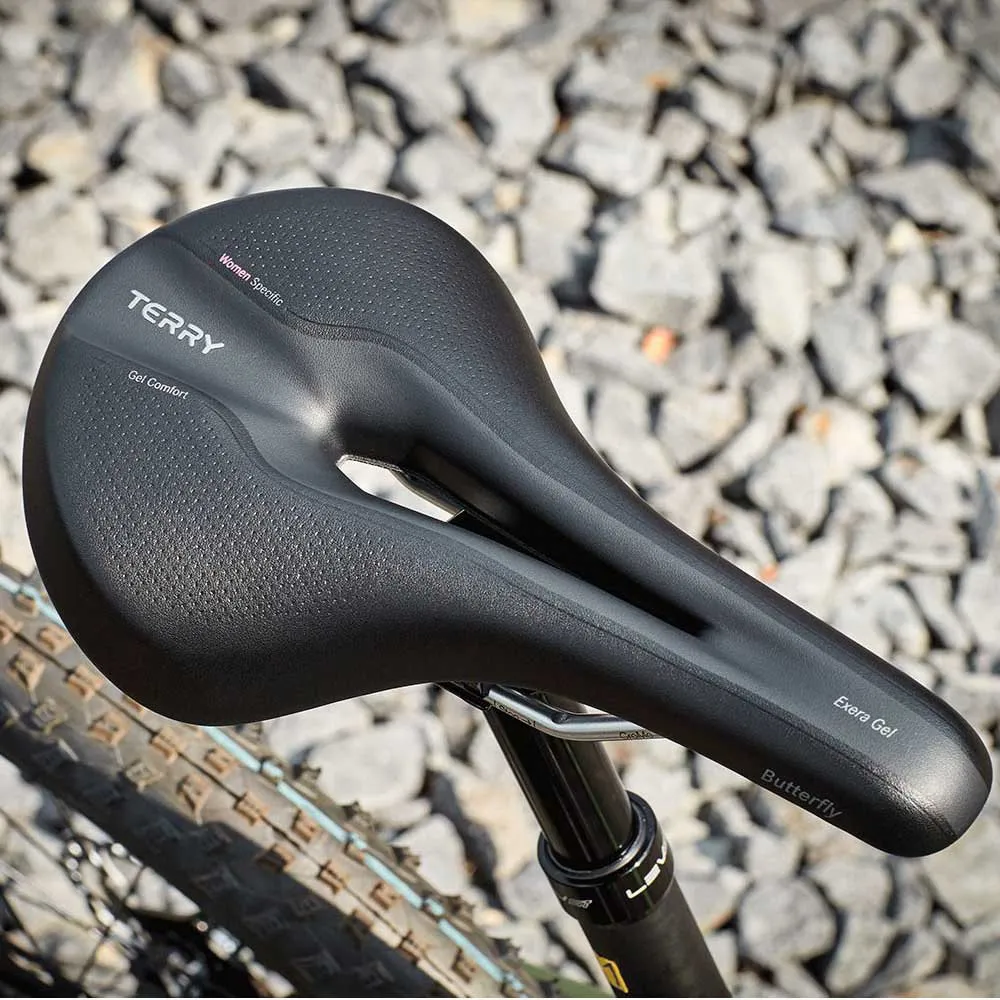 Terry Butterfly Exera Gel Cykelsadel, Black, 158mm