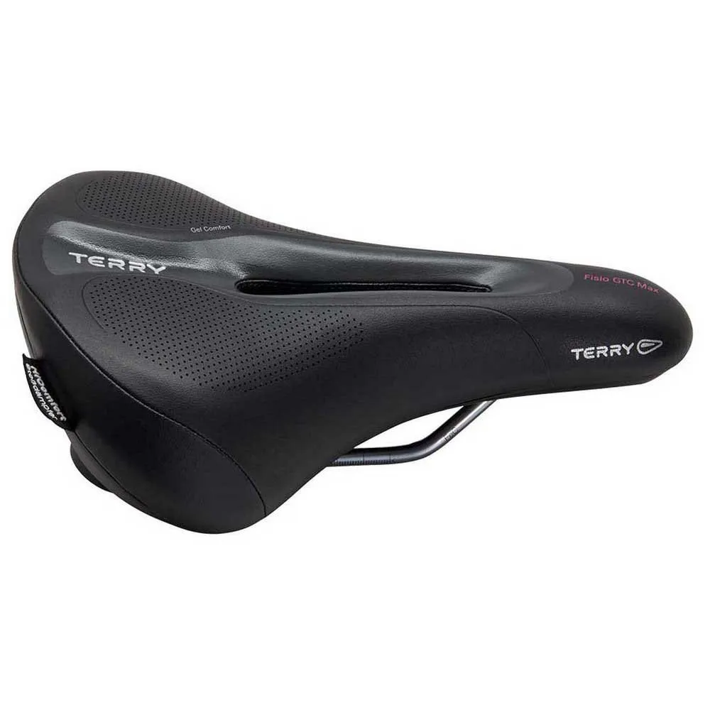 Terry Fisio Gtc Gel Max Cykelsadel, Black, 182mm Terry Fisio Gtc Gel Max Cykelsadel, Black, 182mm