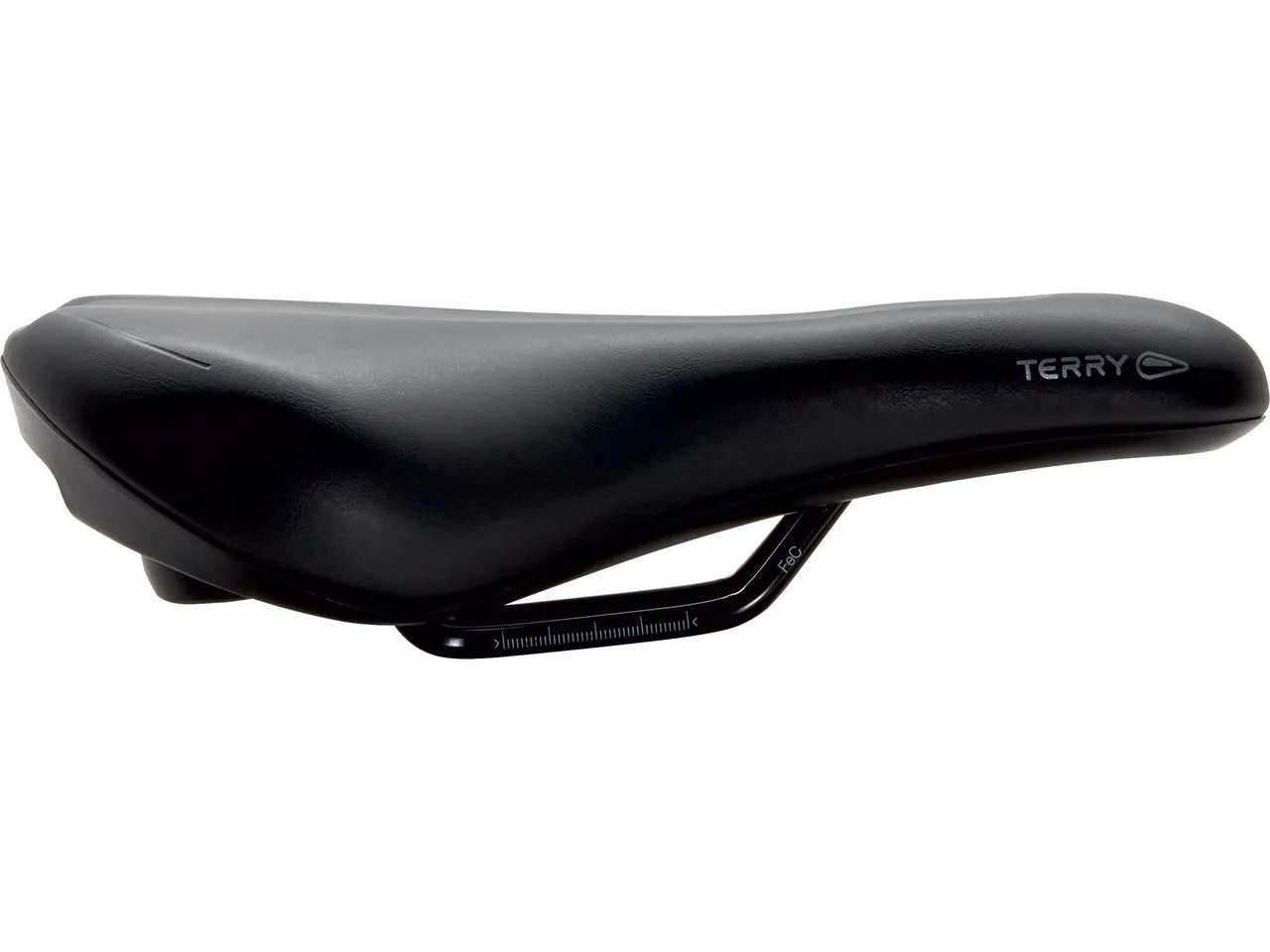 Terry Fisio Men Sattel, Black, 172mm