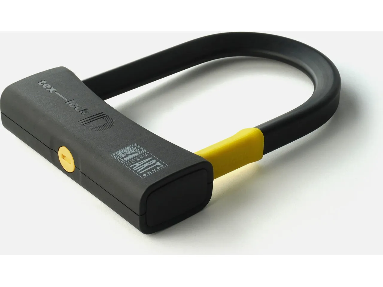 tex-lock D-lock Mini-Bügelschloss, Black, 204 x 85mm