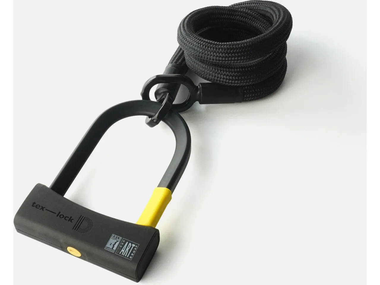 tex-lock eyelet Kettenschloss + D-lock Mini-Bügelschloss