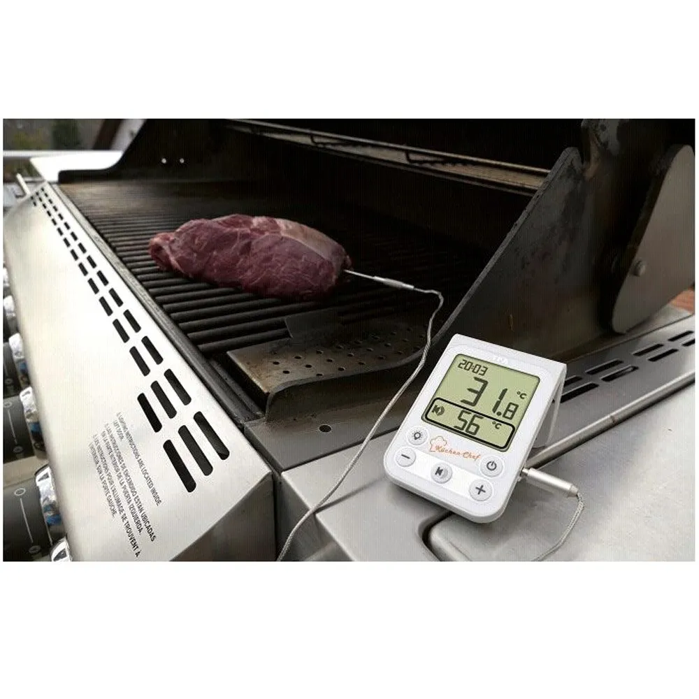 Tfa Dostmann 14.1510.02 Kitchen Chef Digital Bbq Termometer, White, One Size