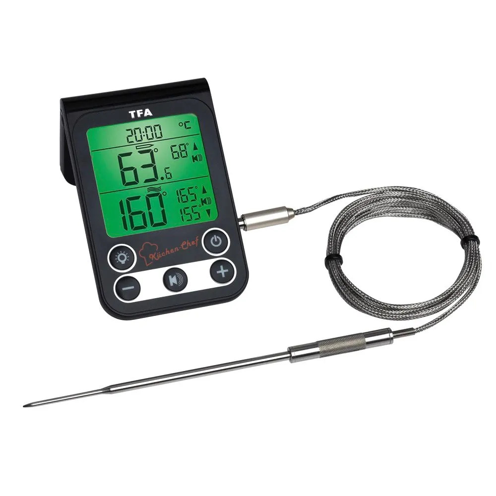 Tfa Dostmann 14.1512.01 Kitchen Chef Termometer, Black / silver, One Size