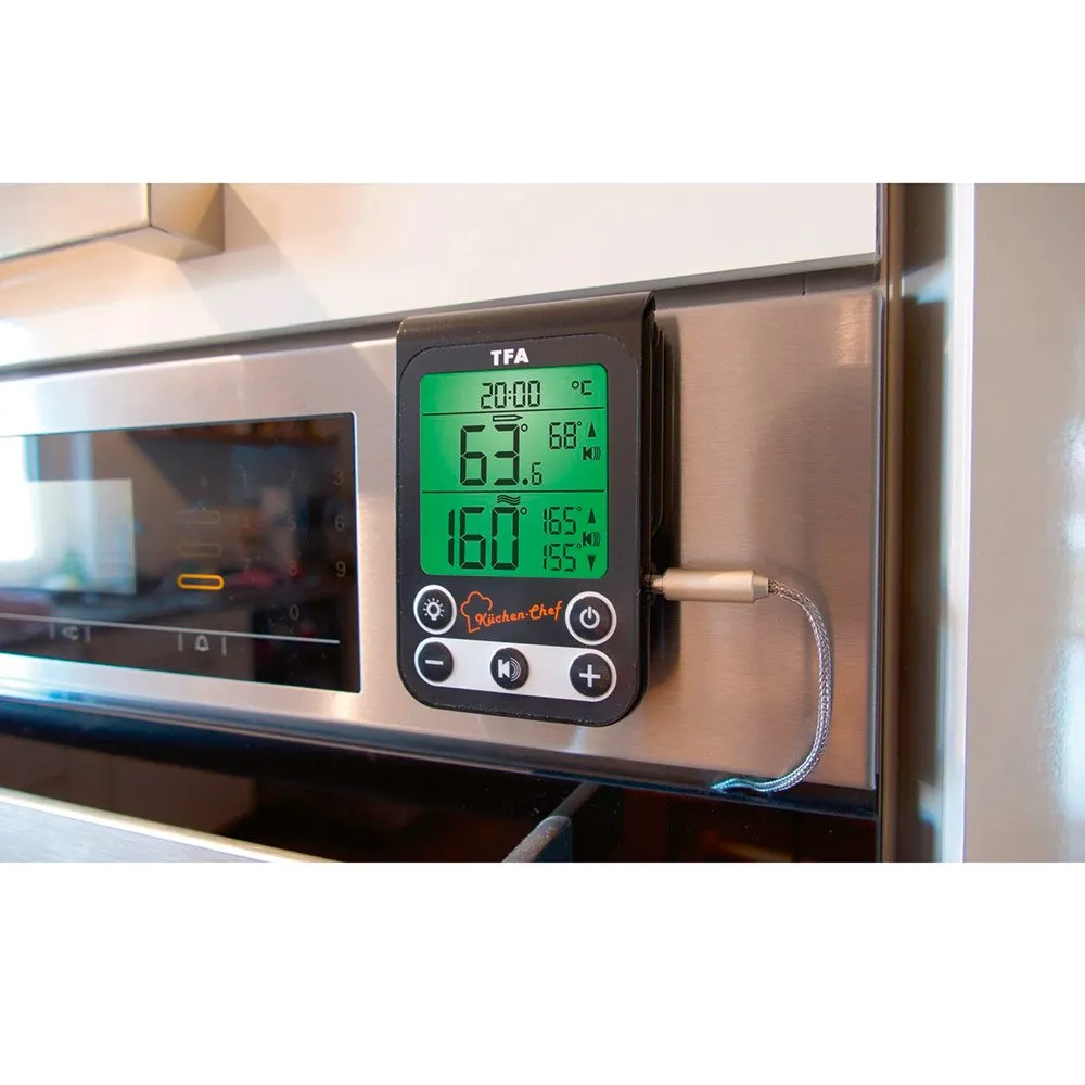 Tfa Dostmann 14.1512.01 Kitchen Chef Termometer, Black / silver, One Size