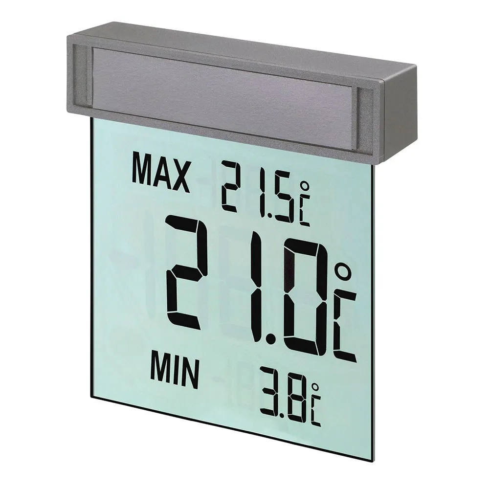 Tfa Dostmann 30.1025 Digit Window Termometer, Grey, One Size