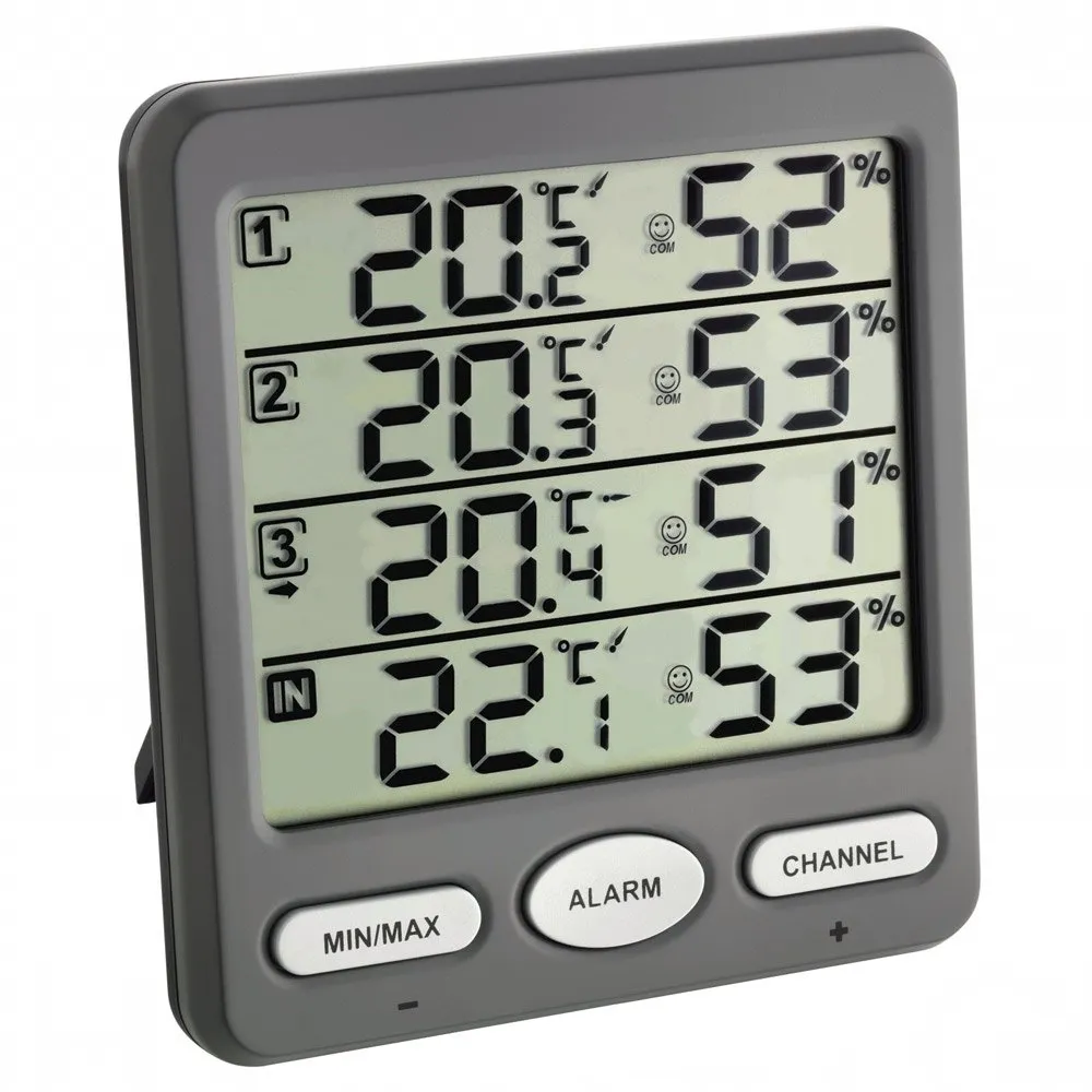 Tfa Dostmann 30.3054.10 Klima Wireless Väderstation, Grey, One Size, EU Plug 220V