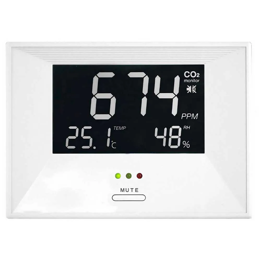 Tfa Dostmann 315003 Co2-mätare, White, One Size, EU Plug 220V