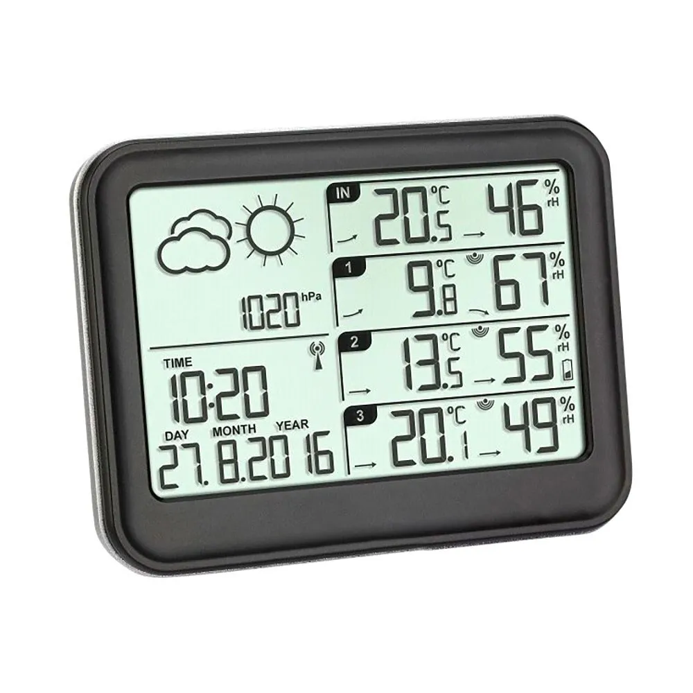 Tfa Dostmann 35.1142.01 View Väderstation, Black, One Size, EU Plug 220V
