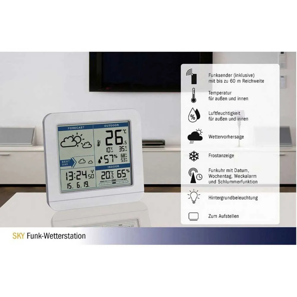 Tfa Dostmann 35.1152.02 Väderstationsdisplay, White, One Size
