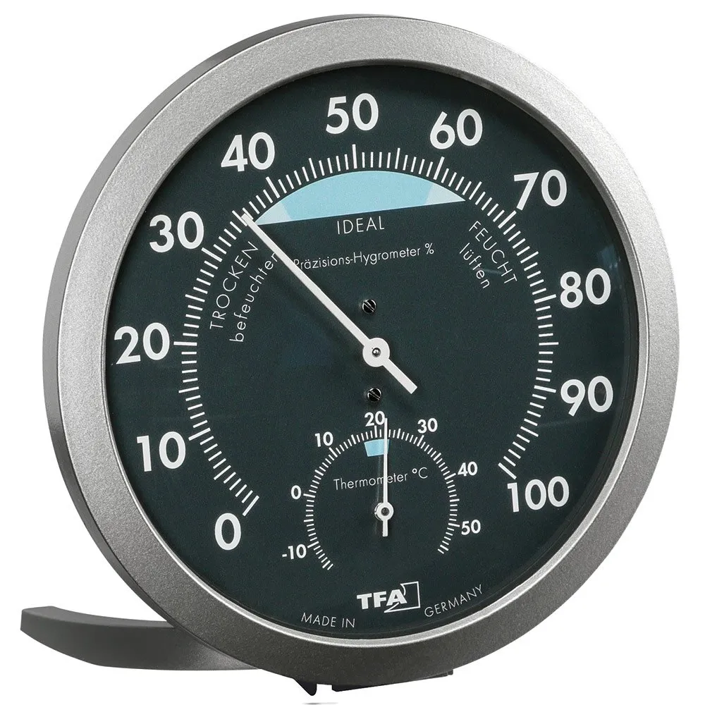 Tfa Dostmann 45.2043.51 Väderstation, Black / silver, One Size, EU Plug 220V