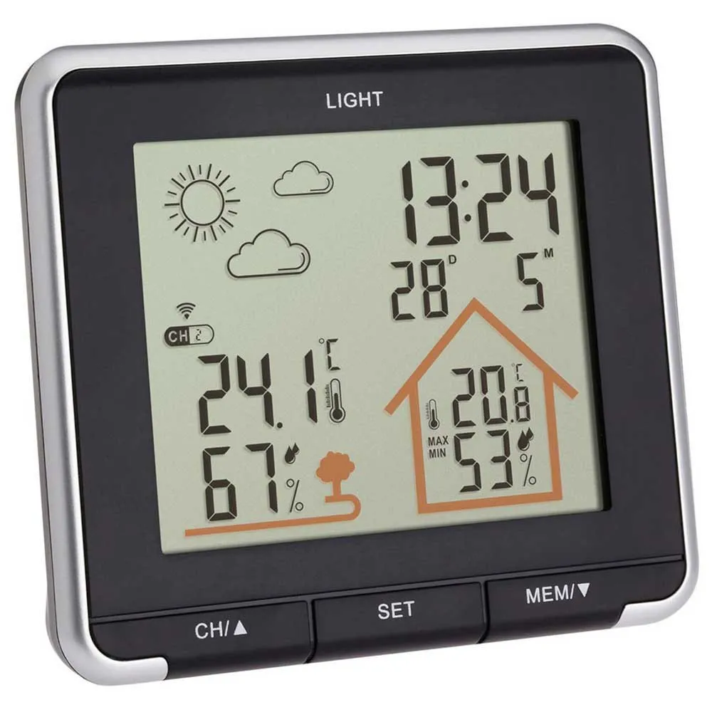 Tfa Dostmann Tfa 35.1153.01 Life Väderstation, Black, One Size