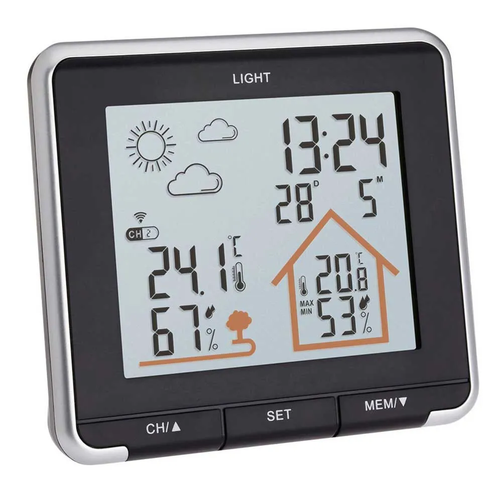 Tfa Dostmann Tfa 35.1153.01 Life Väderstation, Black, One Size