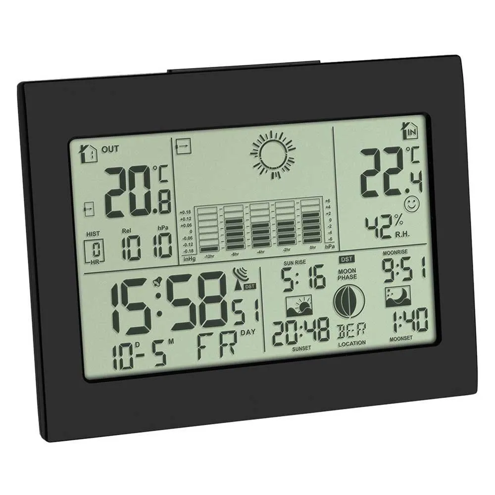 Tfa Dostmann Tfa 35.1155.01 Väderstation, Black, One Size