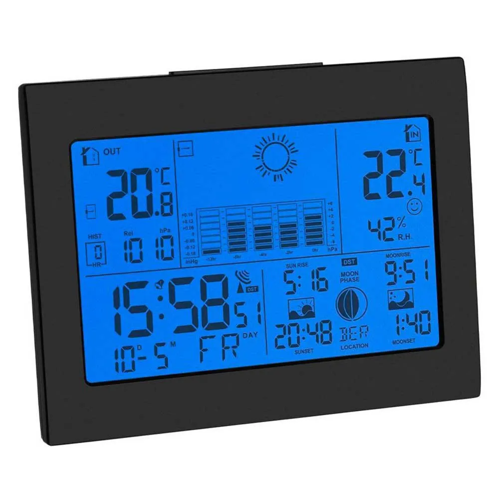 Tfa Dostmann Tfa 35.1155.01 Väderstation, Black, One Size