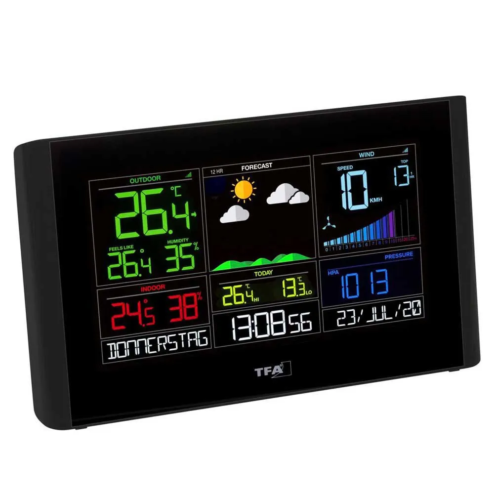 Tfa Dostmann Tfa 35.8001.01 Väderstation, Black, One Size