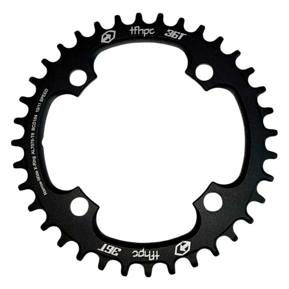 tfhpc E-bike 104bcd Kedjehjul, Black, 36t
