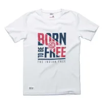 The Indian Face Born To Be Free T-shirt Med Korta ärmar The Indian Face Born To Be Free T-shirt Med Korta ärmar