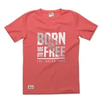 The Indian Face Born To Be Free T-shirt Med Korta ärmar The Indian Face Born To Be Free T-shirt Med Korta ärmar