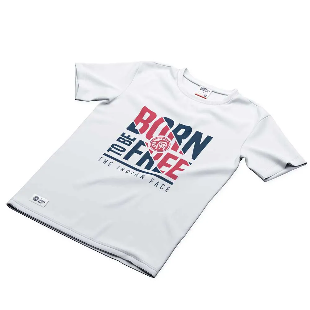 The Indian Face Born To Be Free T-shirt Med Korta ärmar