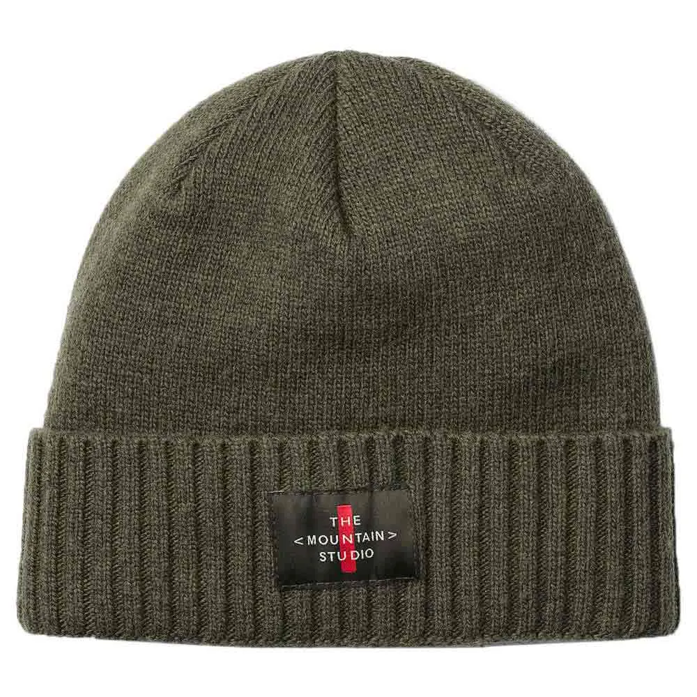 The Mountain Studio Cashmere Mix Cross Logo Mössa