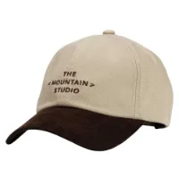 The Mountain Studio Cotton With Suede Brim Keps The Mountain Studio Cotton With Suede Brim Keps