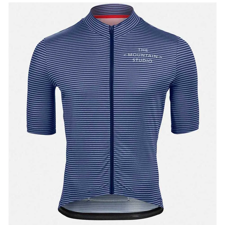 The Mountain Studio Gravel Korta ärmar Cykeltröja, Moonlight blue / eclipse, S