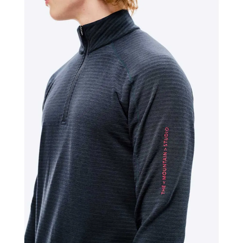 The Mountain Studio Light Tech Fleece Med Halv Dragkedja The Mountain Studio Light Tech Fleece Med Halv Dragkedja