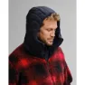 The Mountain Studio Rocky Mountain Check Fleecejacka Med Dragkedja, High risk red