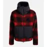 The Mountain Studio Rocky Mountain Check Fleecejacka Med Dragkedja, High risk red