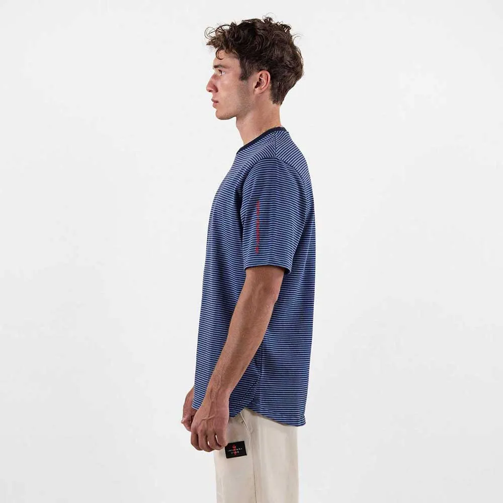 The Mountain Studio Stripe Cotton T-shirt Med Korta ärmar