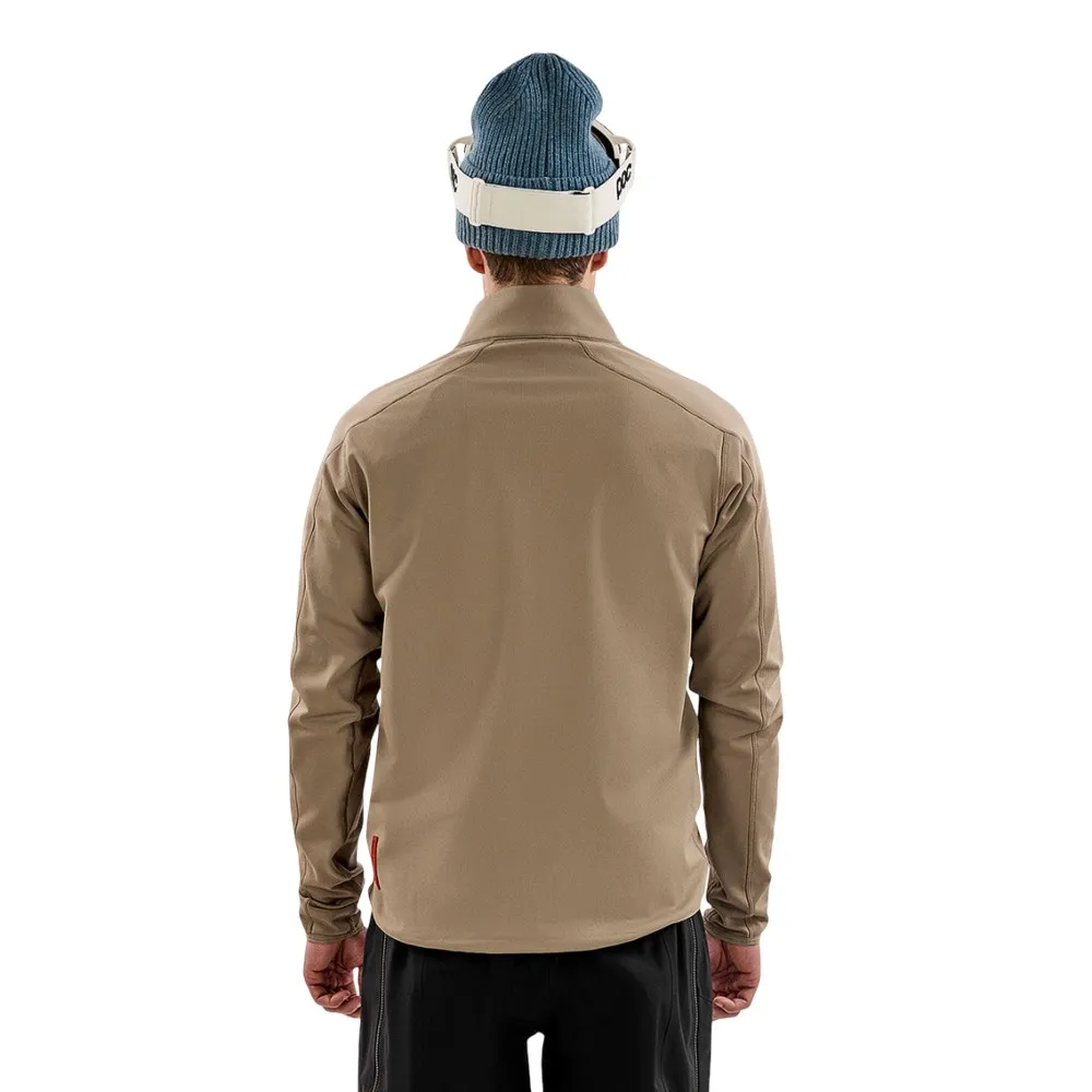 The Mountain Studio Techno Grid T-neck Fleecejacka Med Dragkedja