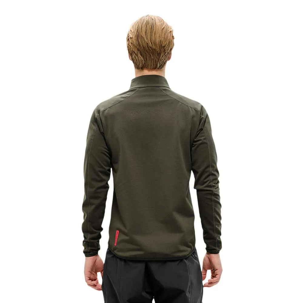 The Mountain Studio Tecno Grid T-neck Fleecejacka Med Dragkedja