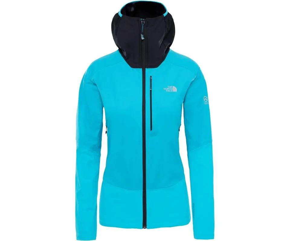 The North Face Face Summit L4 Hybrid Hoodie Women, Bluebird/tnf black