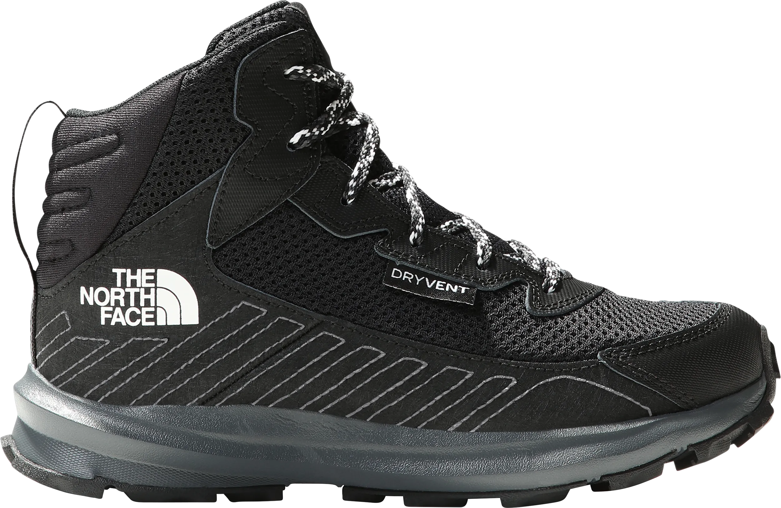 The North Face Kids' Fastpack Waterproof Mid Hiking Boots, TNF BLACK/TNF BLACK, 36 The North Face Kids' Fastpack Waterproof Mid Hiking Boots, TNF BLACK/TNF BLACK, 36