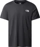 The North Face Men's Lightbright Short Sleeve Tee, Asphalt Grey/Tnf Black