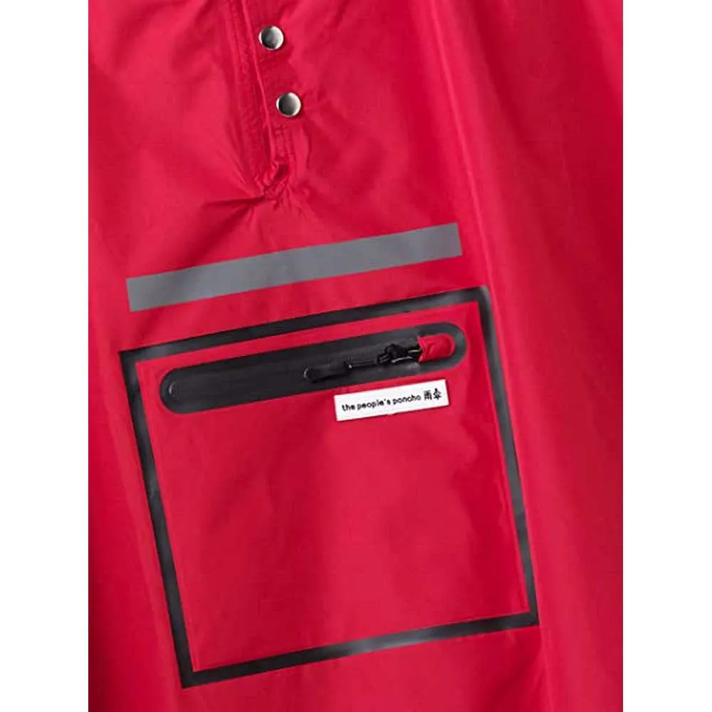 The Peoples Hardy 3.0 Vattentät Poncho Refurbished, Red The Peoples Hardy 3.0 Vattentät Poncho Refurbished, Red