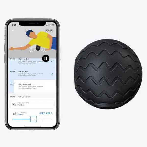Theragun Wave Solo Massageboll, Black, One Size