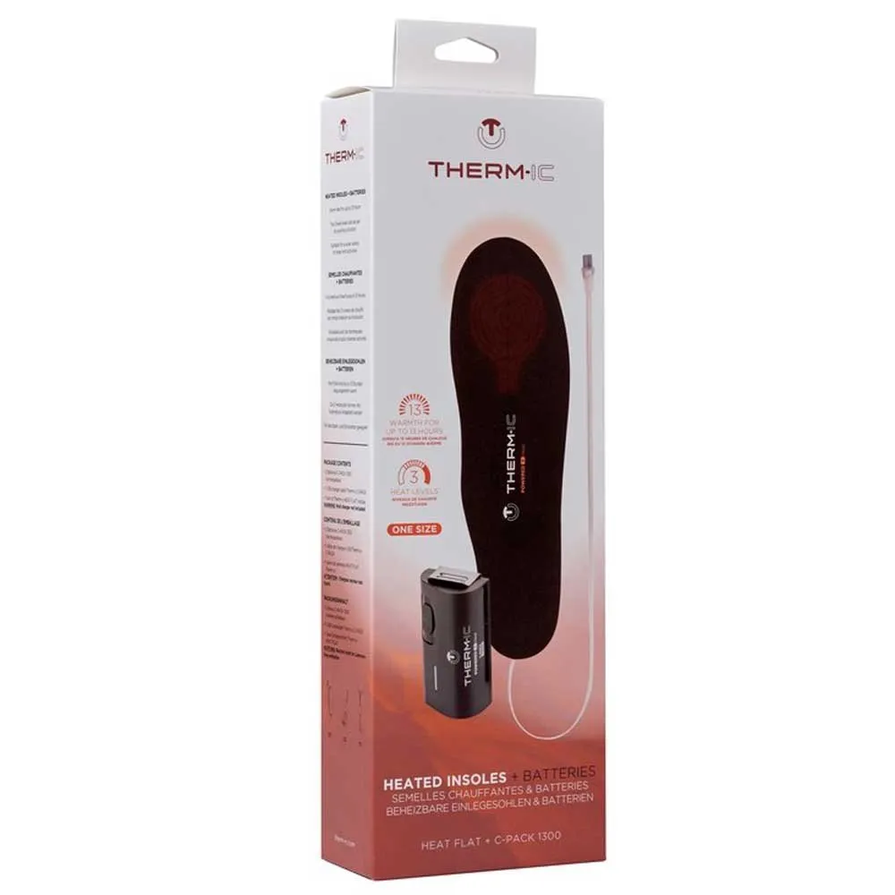 therm-ic C-pack 1300 Set Heat Flat&heated Sulor, Black therm-ic C-pack 1300 Set Heat Flat&heated Sulor, Black