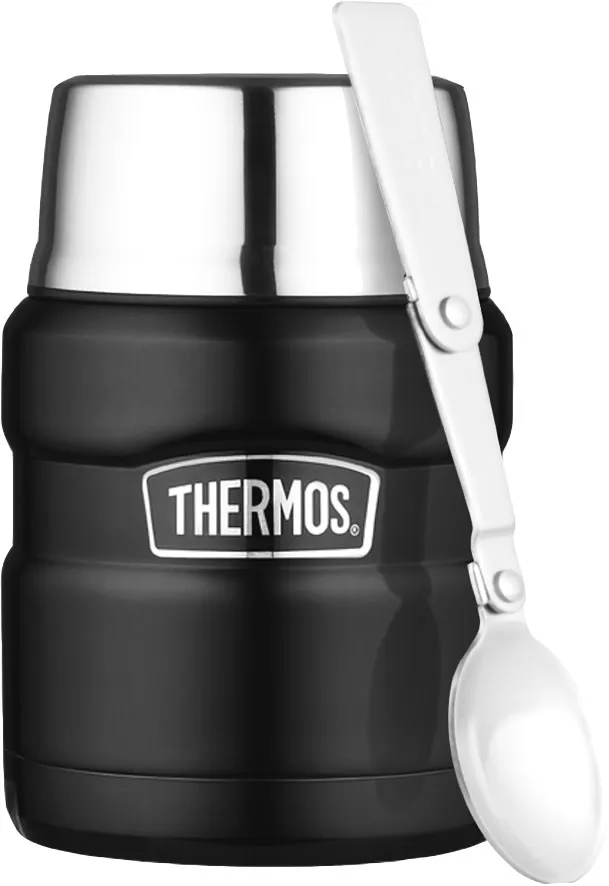 Thermos King Jar, Matte Black, 470ml Thermos King Jar, Matte Black, 470ml