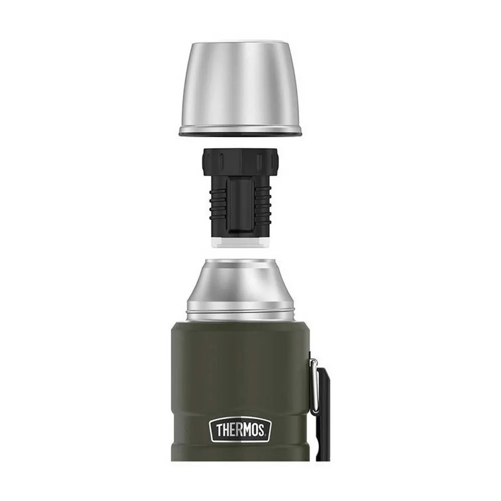 Thermos Termosflaska Med Mugg 470ml, Army green, One Size