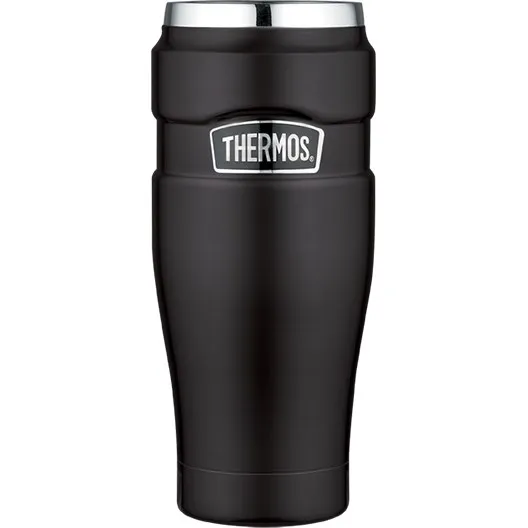 Thermos Tumbler King, Matt Black, One Size Thermos Tumbler King, Matt Black, One Size