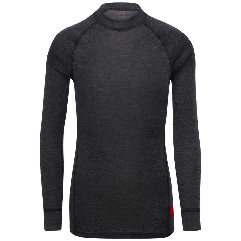 Thermowave Merino Warm Junior Långärmad Baslager, Dark grey melange, 11-12Y Thermowave Merino Warm Junior Långärmad Baslager, Dark grey melange, 11-12Y