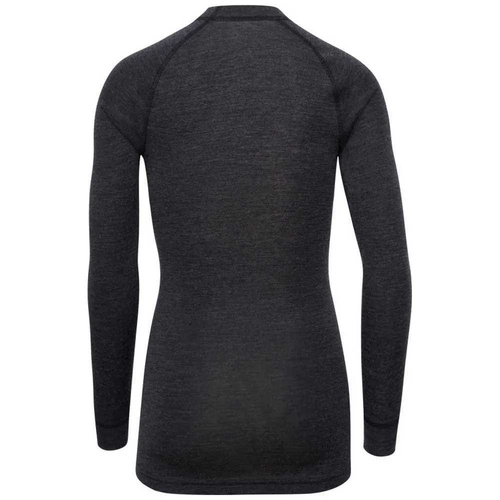 Thermowave Merino Warm Junior Långärmad Baslager, Dark grey melange, 11-12Y Thermowave Merino Warm Junior Långärmad Baslager, Dark grey melange, 11-12Y