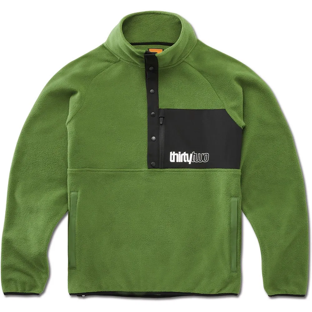 Thirtytwo Rest Stop Anorak Fleece Med Halv Dragkedja